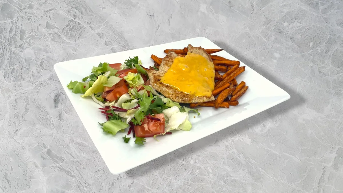 Roston csirkemell cheddar sajttal
