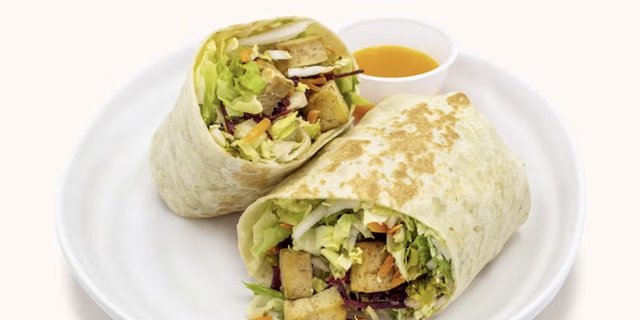 Sriracha Tofu and Grains Wrap Combo