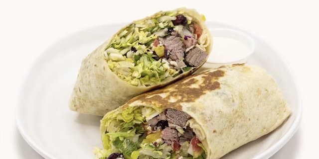 Steak Bacon and Bleu Wrap Combo