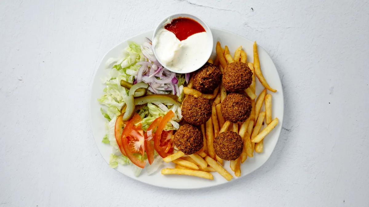 Falafeltallrik
