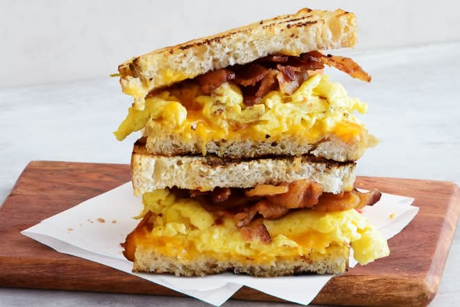 Bacon and Cheddar Panini