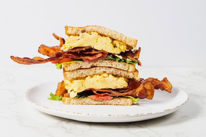BBLT and Egg Sandwich