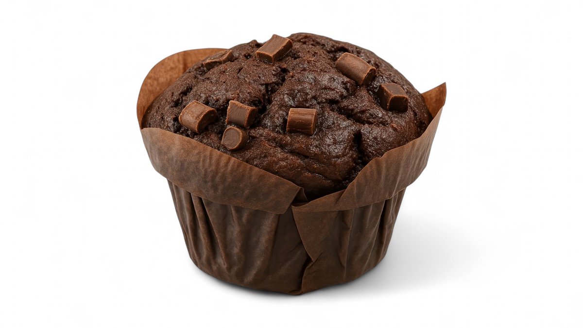 Double Chocolate Muffin, vegan