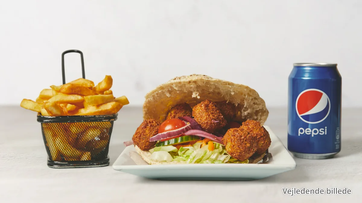 Pitabrød Combo m. falafel