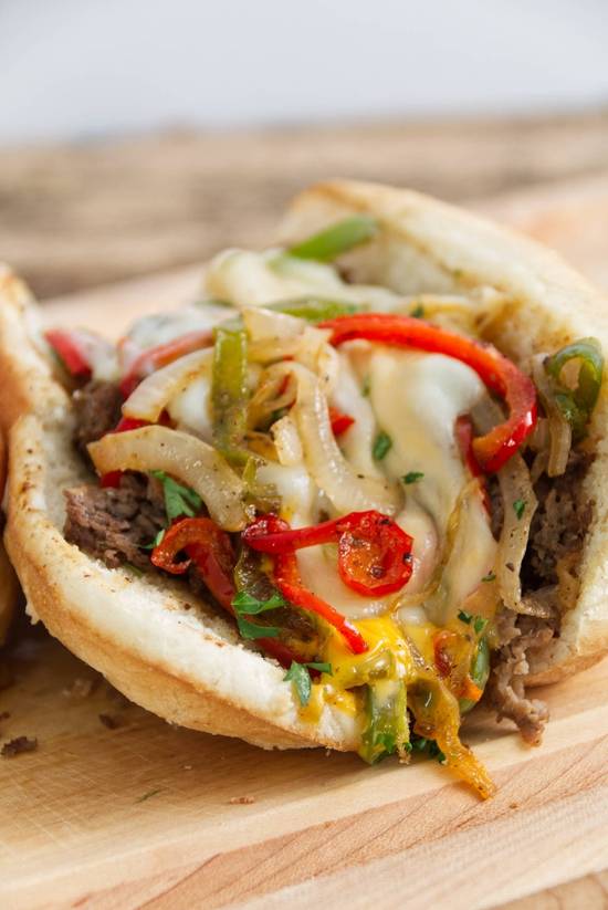 Long Beach Cheesesteak Hoagie