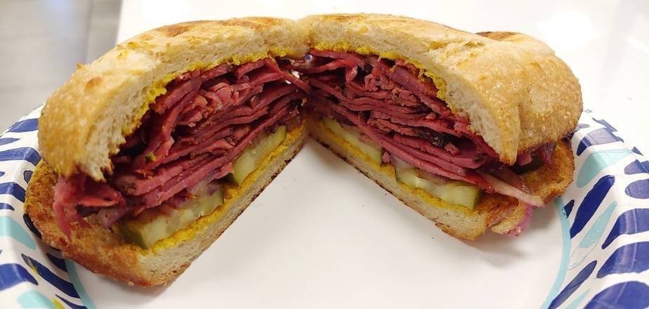The "bomb" Pastrami Sandwich