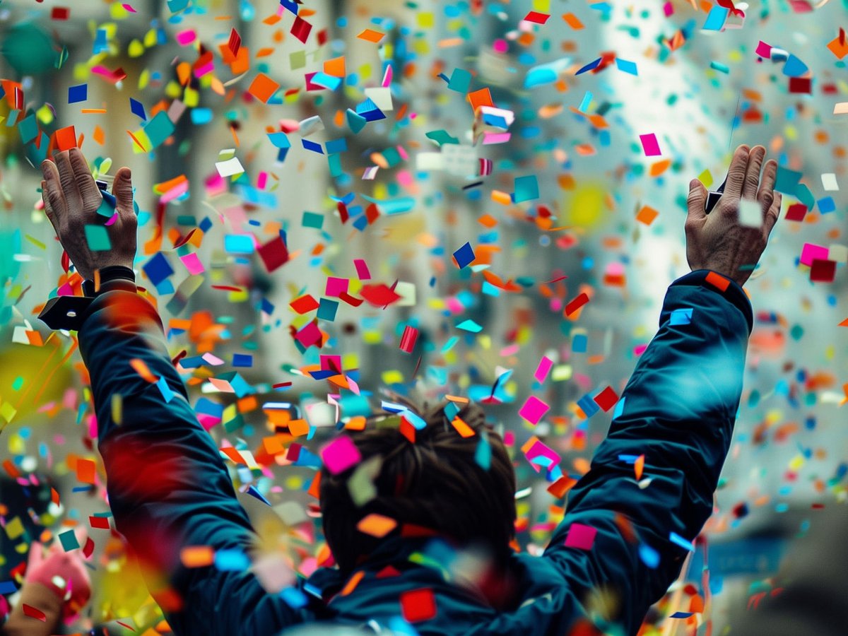 Ejection confetti