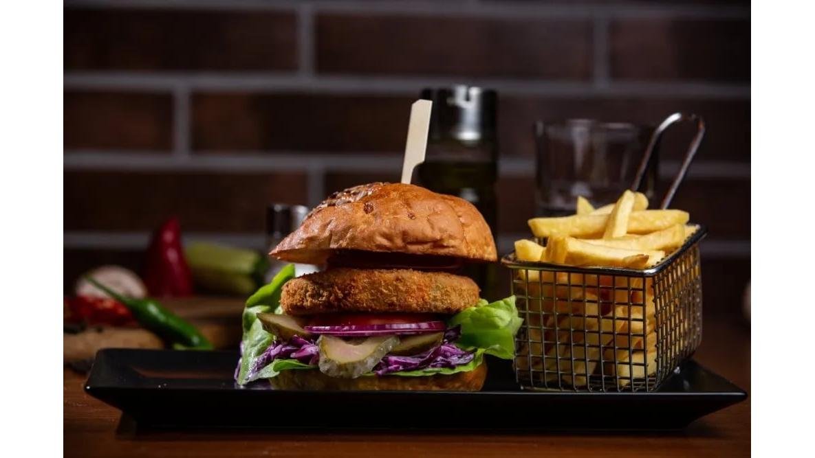 Meniu hamburger de pui