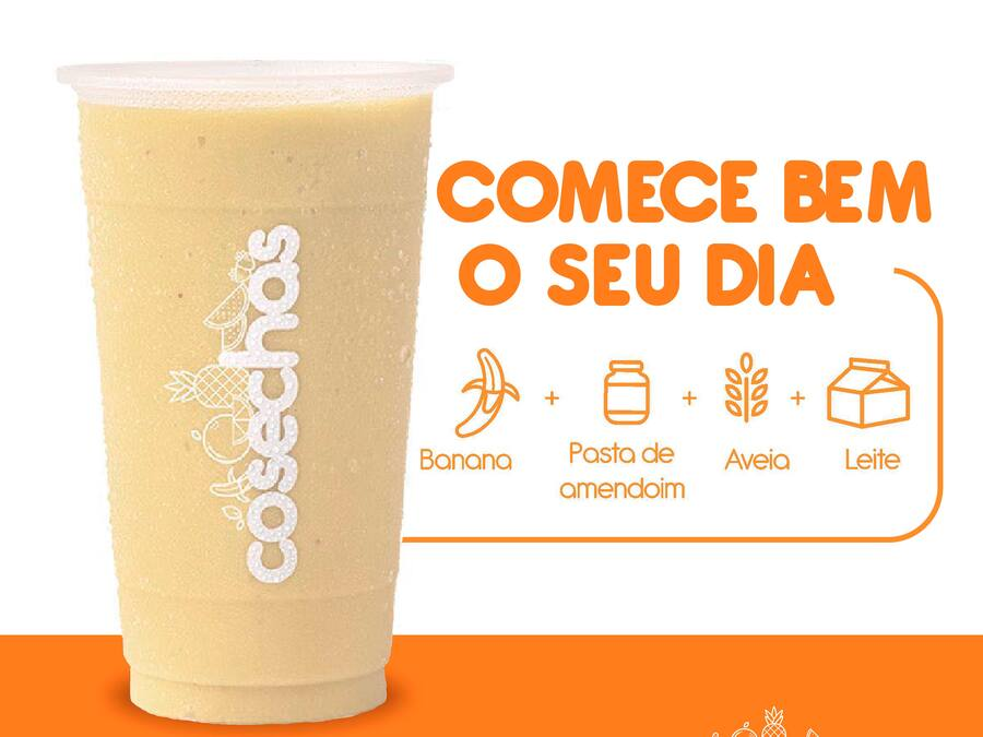 Banana, Pasta de Amendoim e Aveia