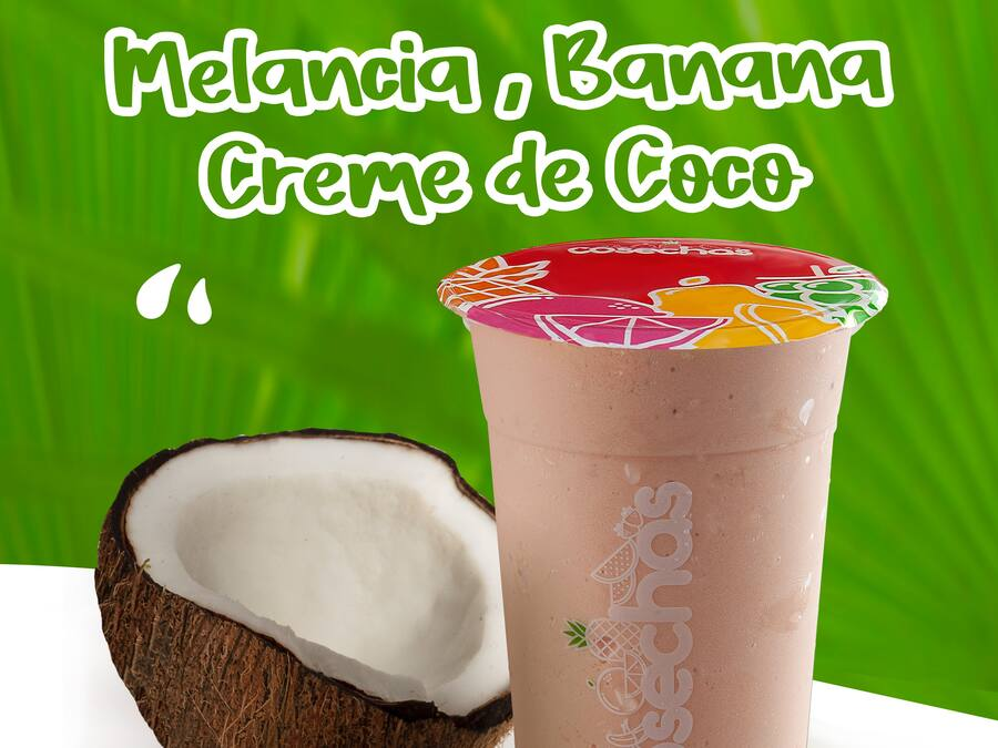 Melancia, Banana, Creme de Coco