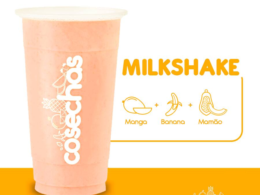Milkshake de Manga + Banana + Mamão