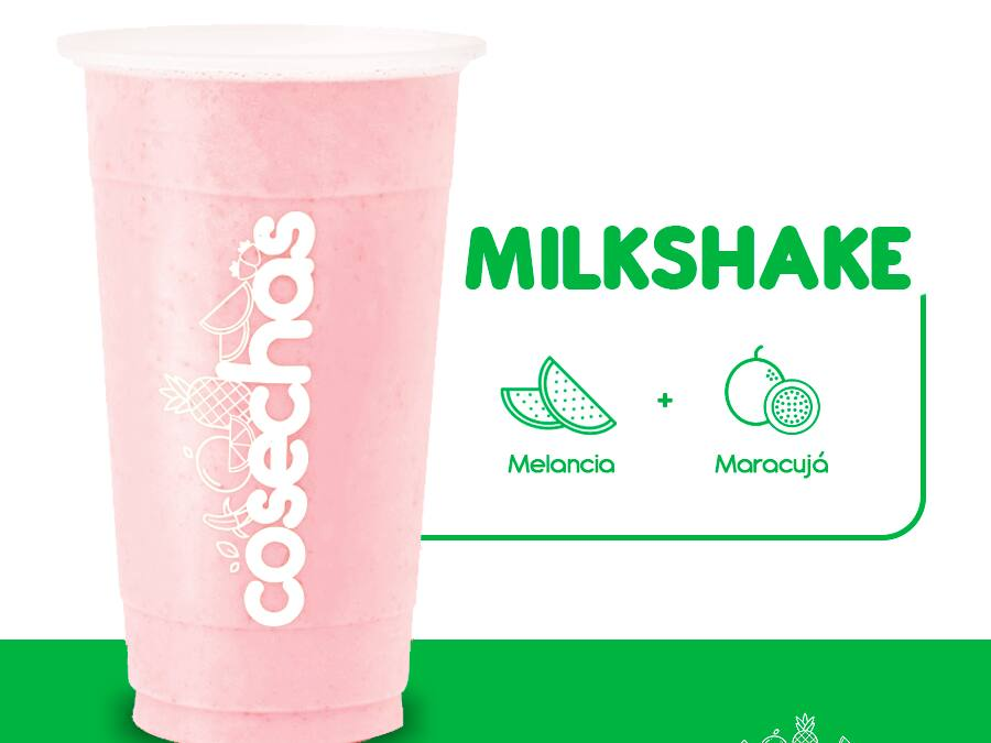Milkshake de Melancia + Maracujá