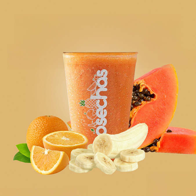 Banano, Papaya y Naranja