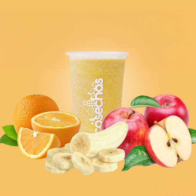 Manzana, Banano y Naranja