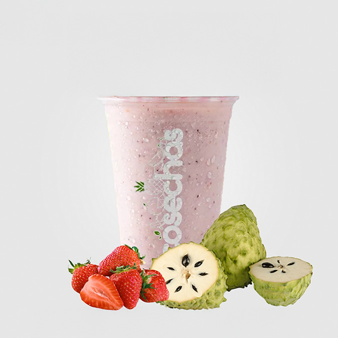 Milkshake de Fresa y Guanabana