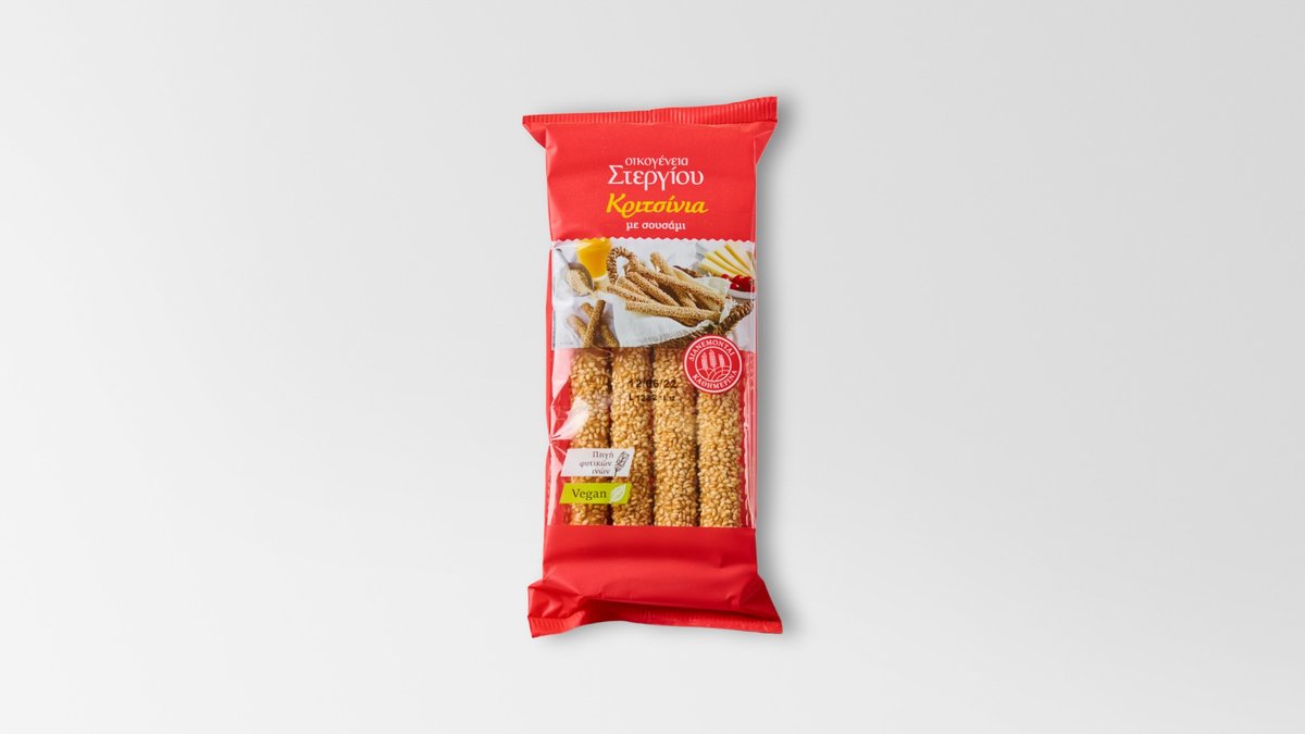 Στεργίου Κριτσίνια με Σουσάμι 180 g