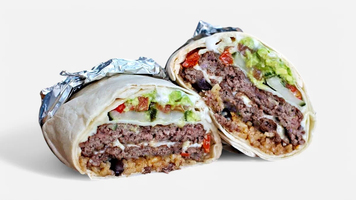WRAP SMASH DOUBLE BURGER