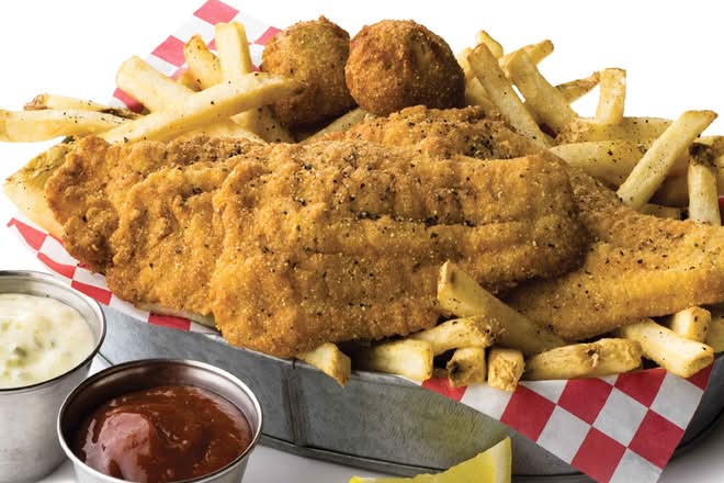 Small Fried Fish Basket