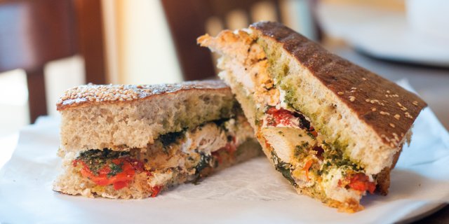 Pesto Chicken Panini