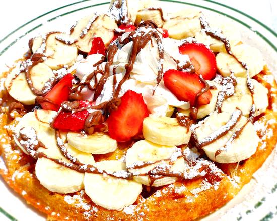 Nutella Strawberry Banana Waffle