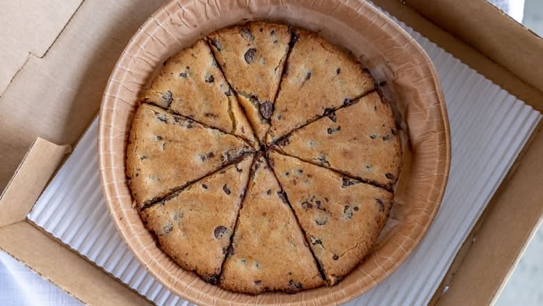 8" Freshly Baked Chocolate Chip Cookie