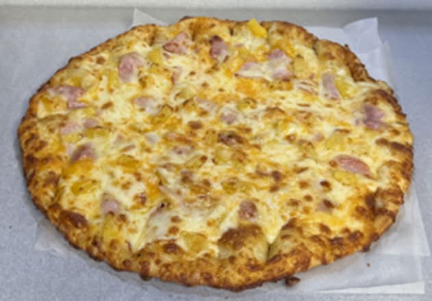 Ham And Pinapple Cheesy Bread