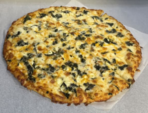Spin And Feta Cheesy Bread