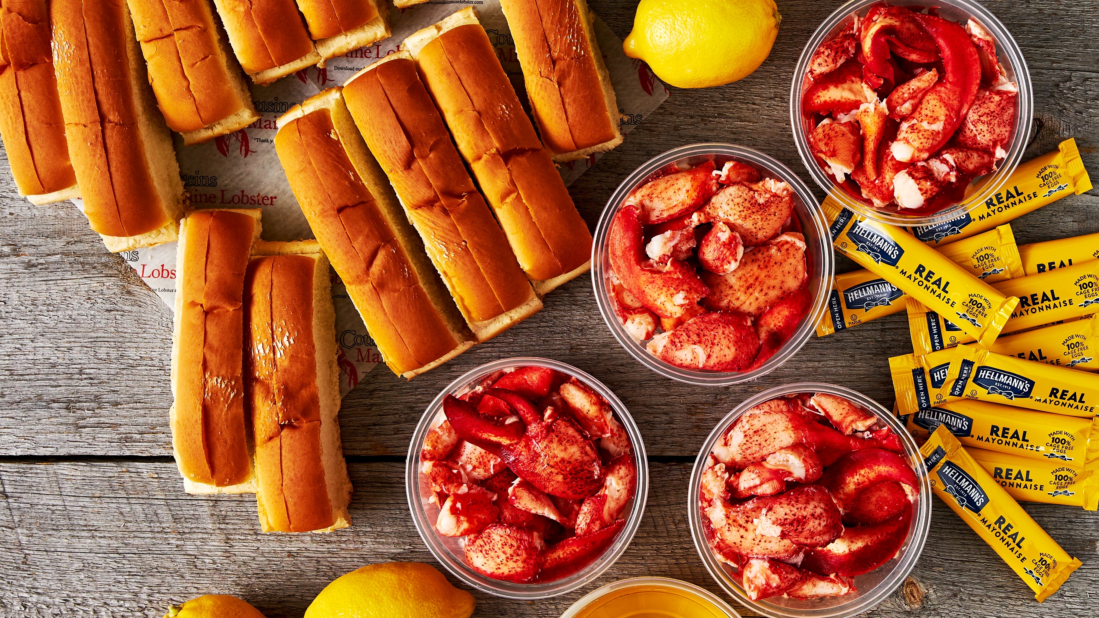 The 2LB At-Home Lobster Roll Kit