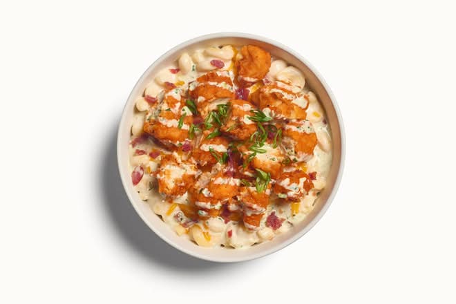 NEW! Crispy Buffalo Mac-n-Cheese Bowl