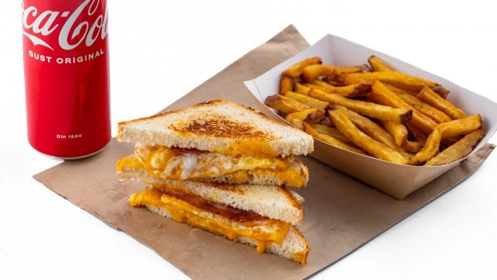 Combo egg bacon and cheese