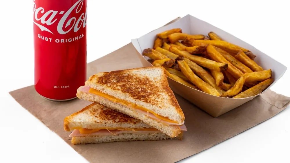 Combo Grilled Cheese and Ham