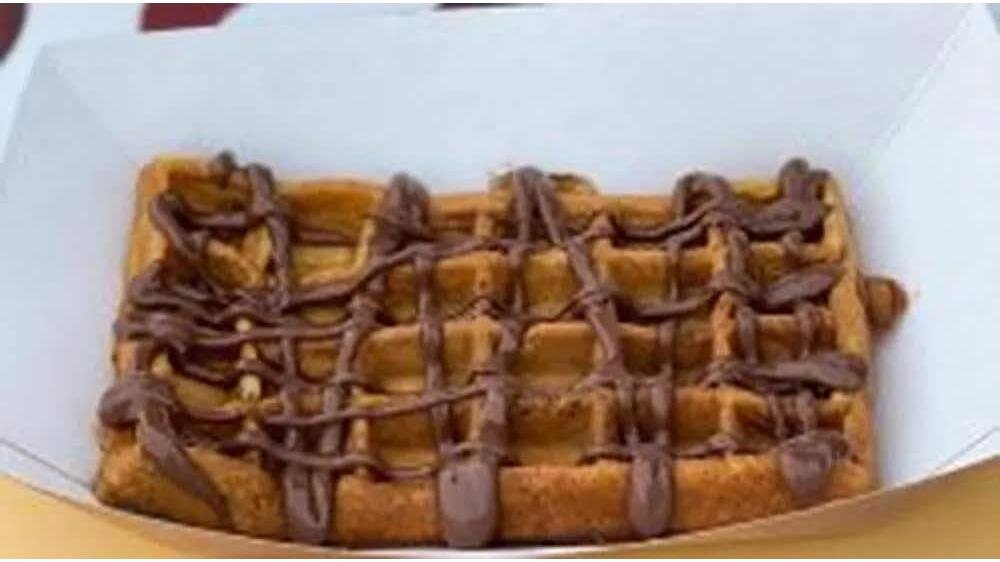 Waffe cu nutella
