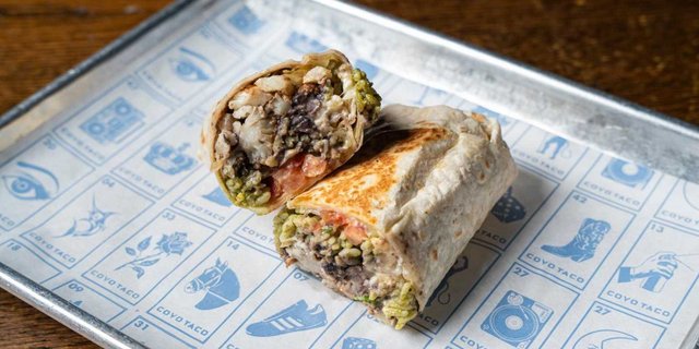 Vegetarian Burrito Boxed Lunch