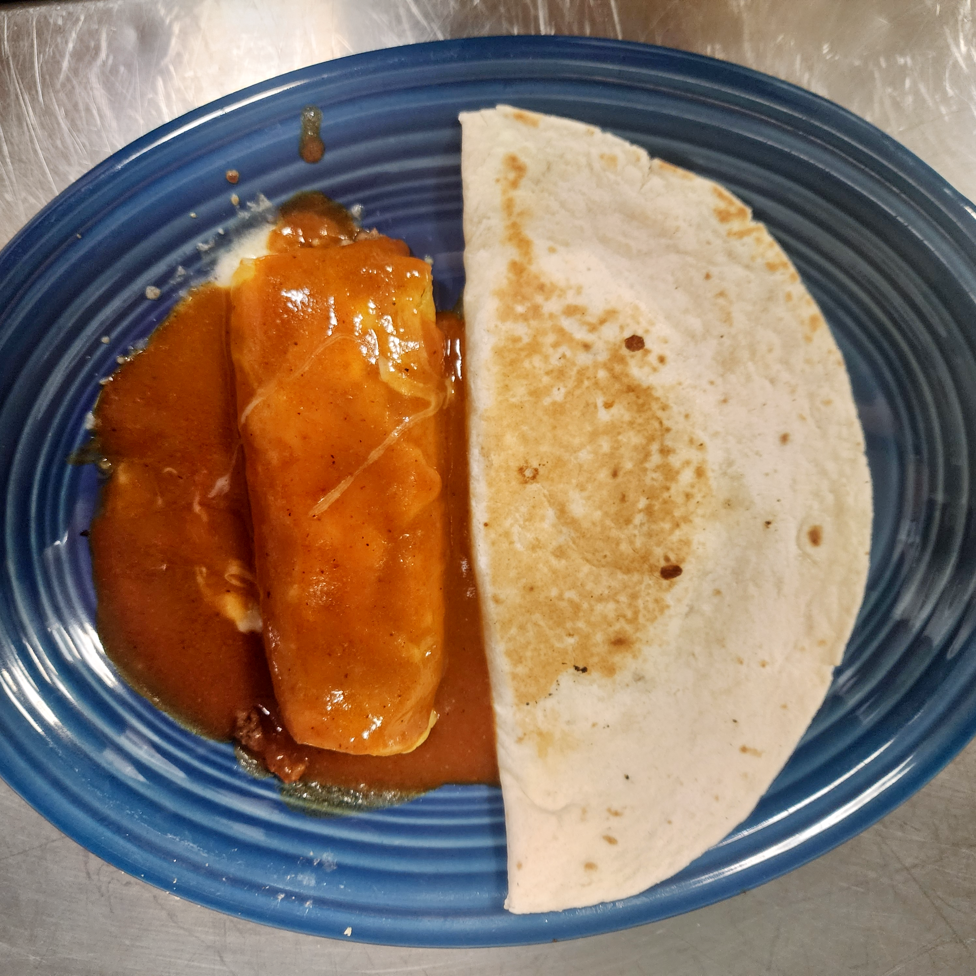 # 6. One Cheese Quesadilla and One Enchilada