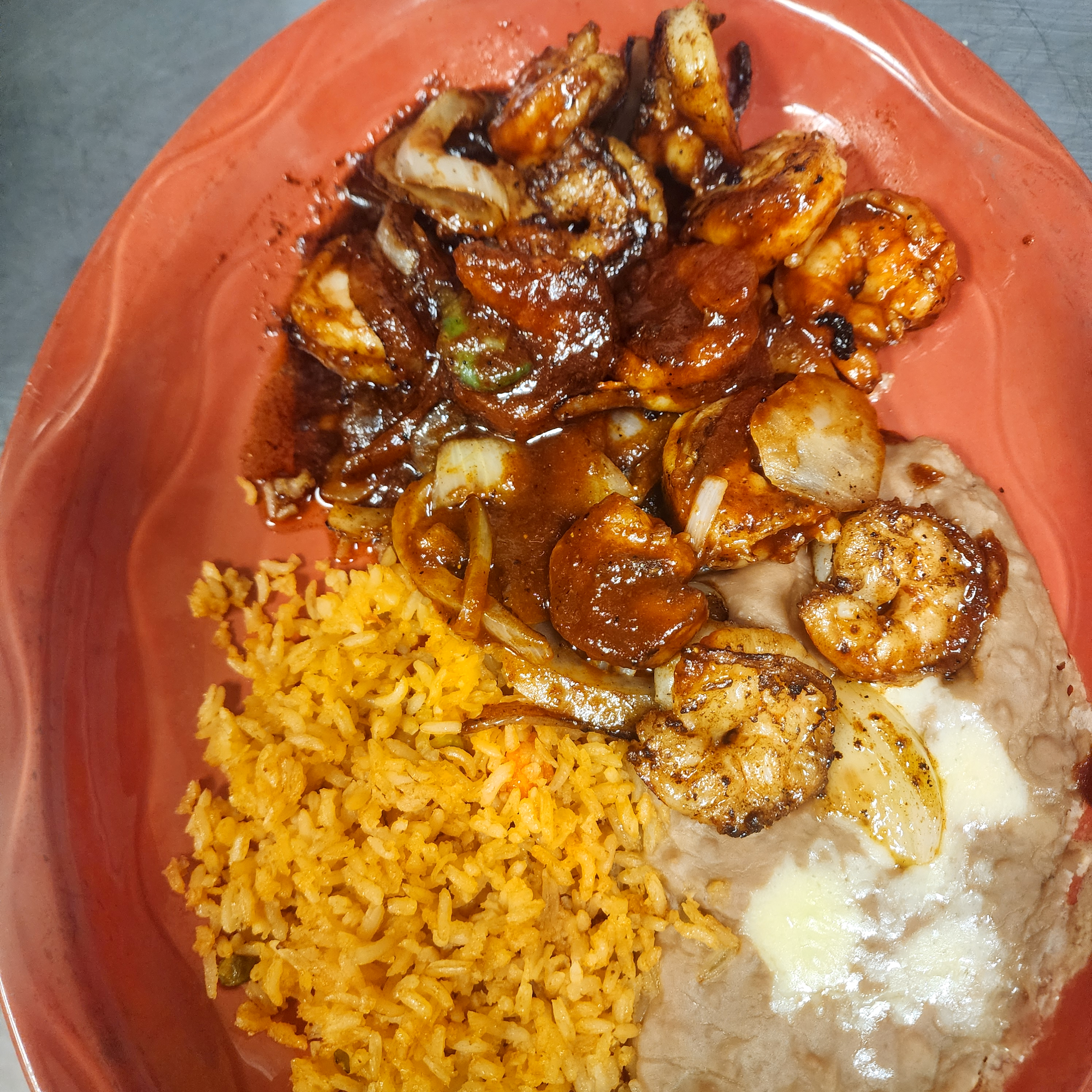 Camarones en Salsa Chipotle