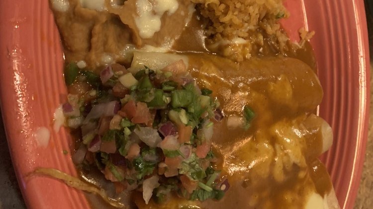 E. One Bean Burrito, One Cheese Enchilada and One Quesadilla