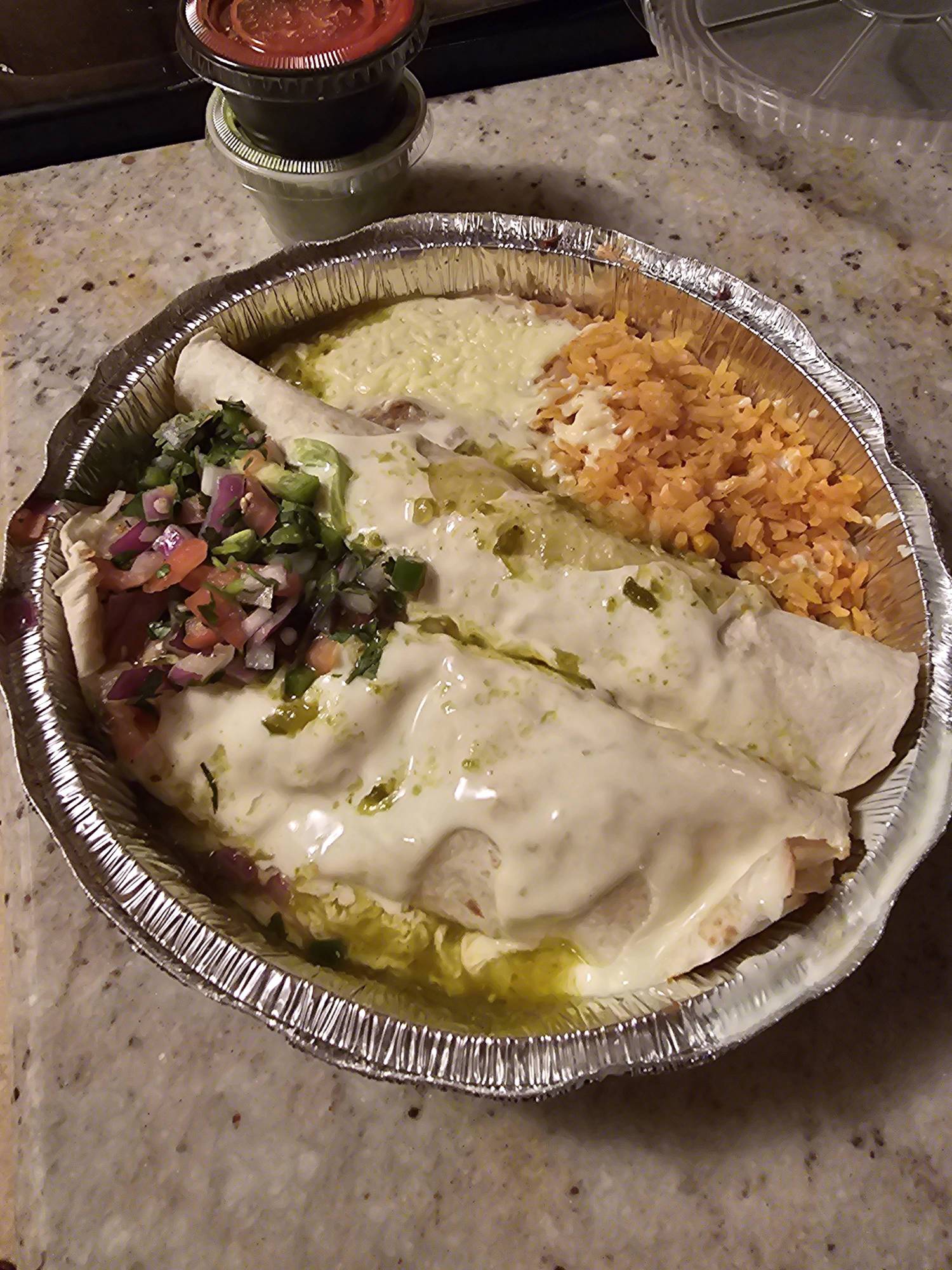 lunch Burrito Verde