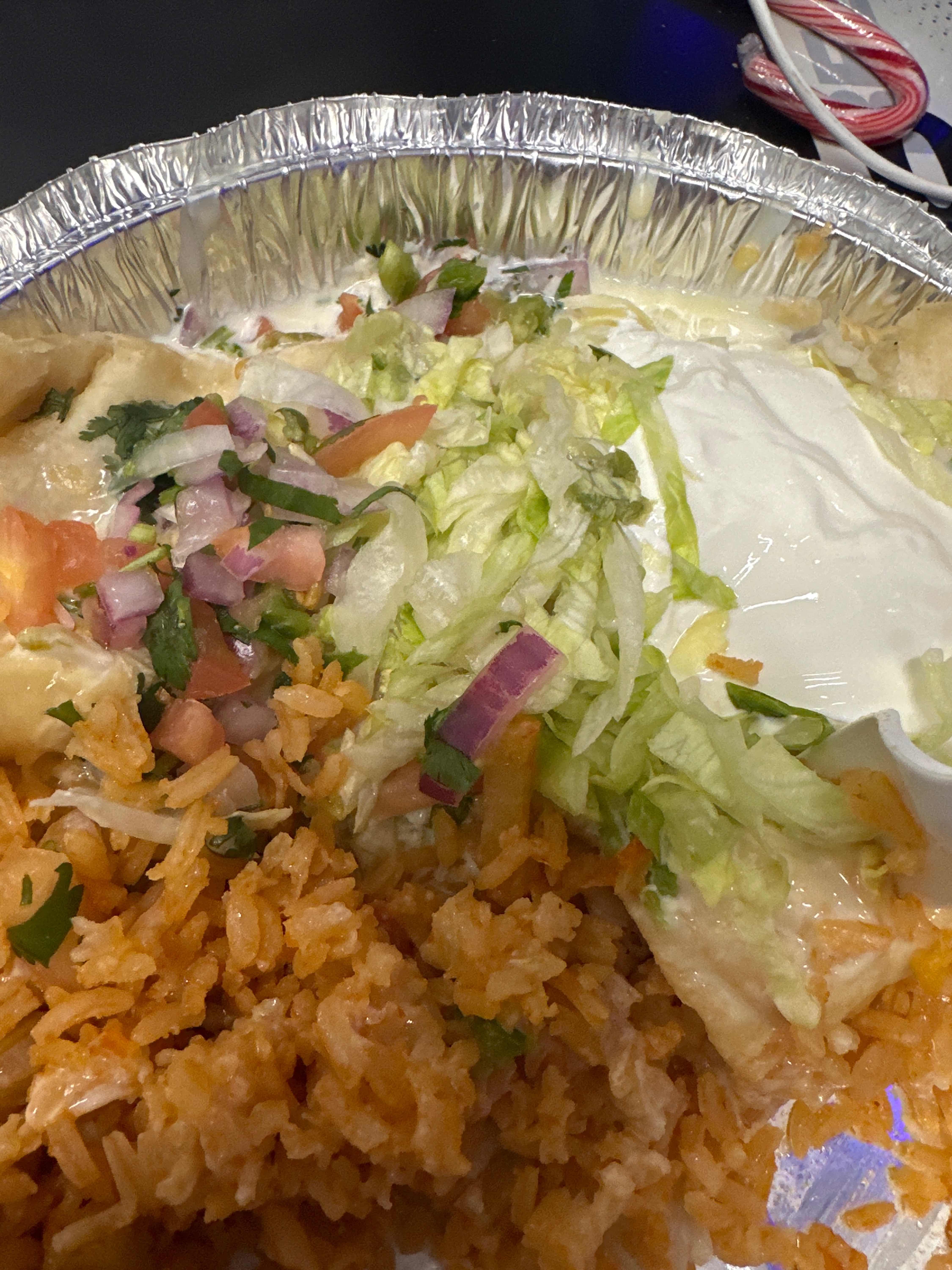 Shrimp Chimichanga