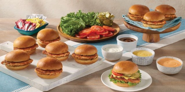 Build Your Own Grilled Saucy Chicken Sandwich Bar