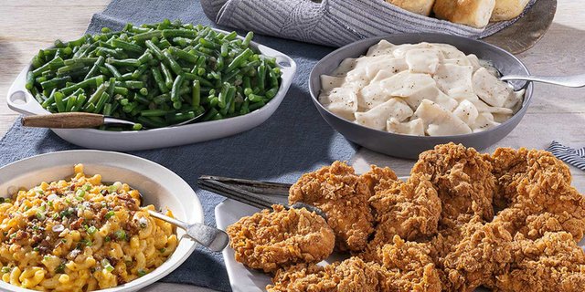 Crispy Homestyle Chicken Buffet w/ Three Sides