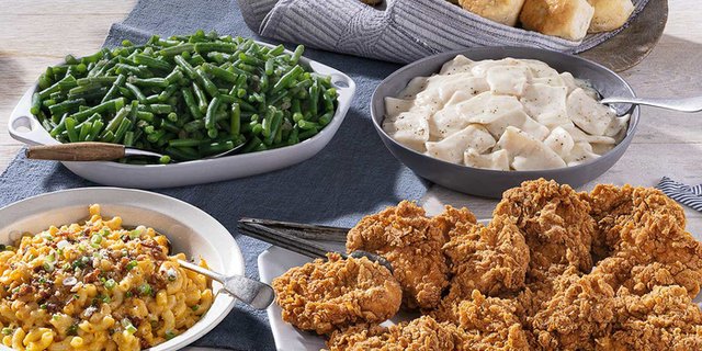 Crispy Homestyle Chicken Buffet w/ Two Sides