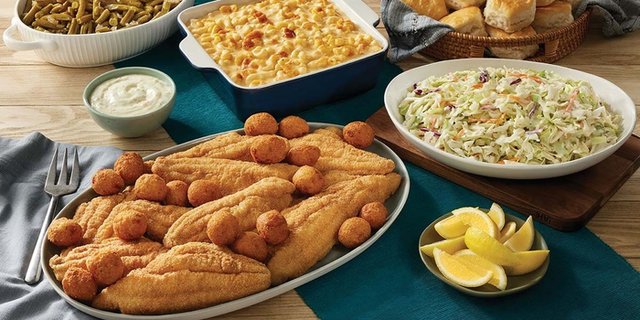Fried Catfish Buffet w/ Two Sides
