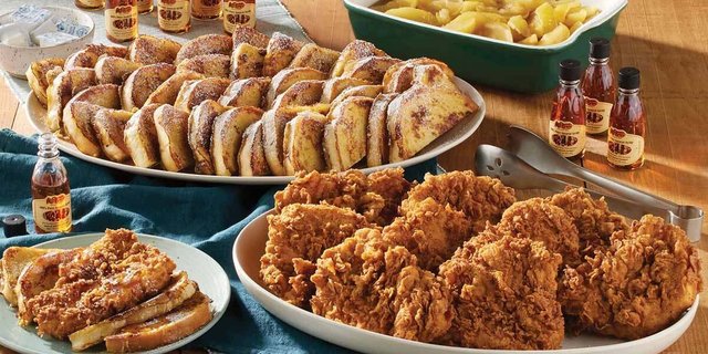 Homestyle Chicken and French Toast Buffet
