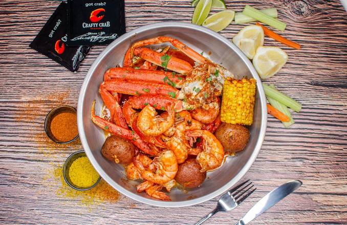 1/2Lb Snow Crab and Headless Shrimp