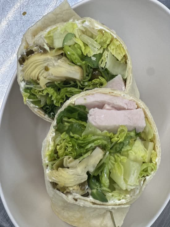 Turkey Jalepeno Artichoke Wrap