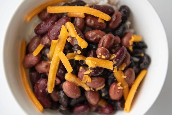 Side Of Beans and Jasmine Rice