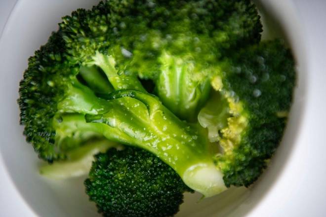 Side Of Steamed Broccoli and Herbs