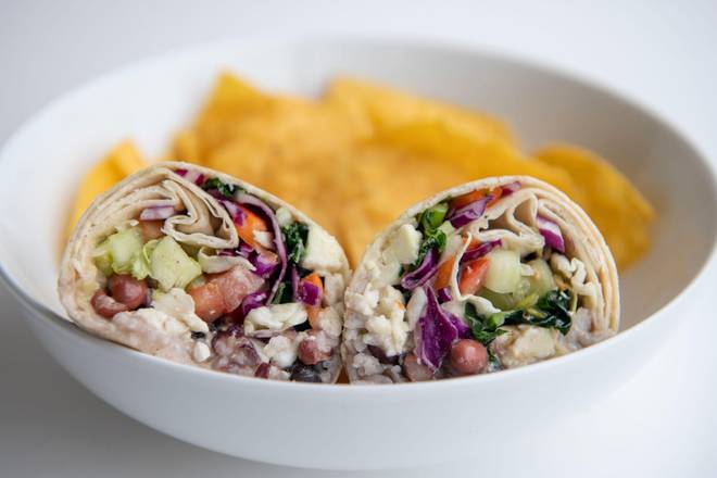 Vegetarian Jerk Wrap
