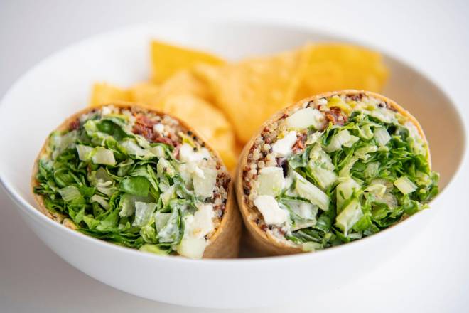 Vegetarian Mediterranean Wrap