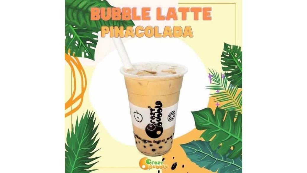 Bubble latte pinacolada